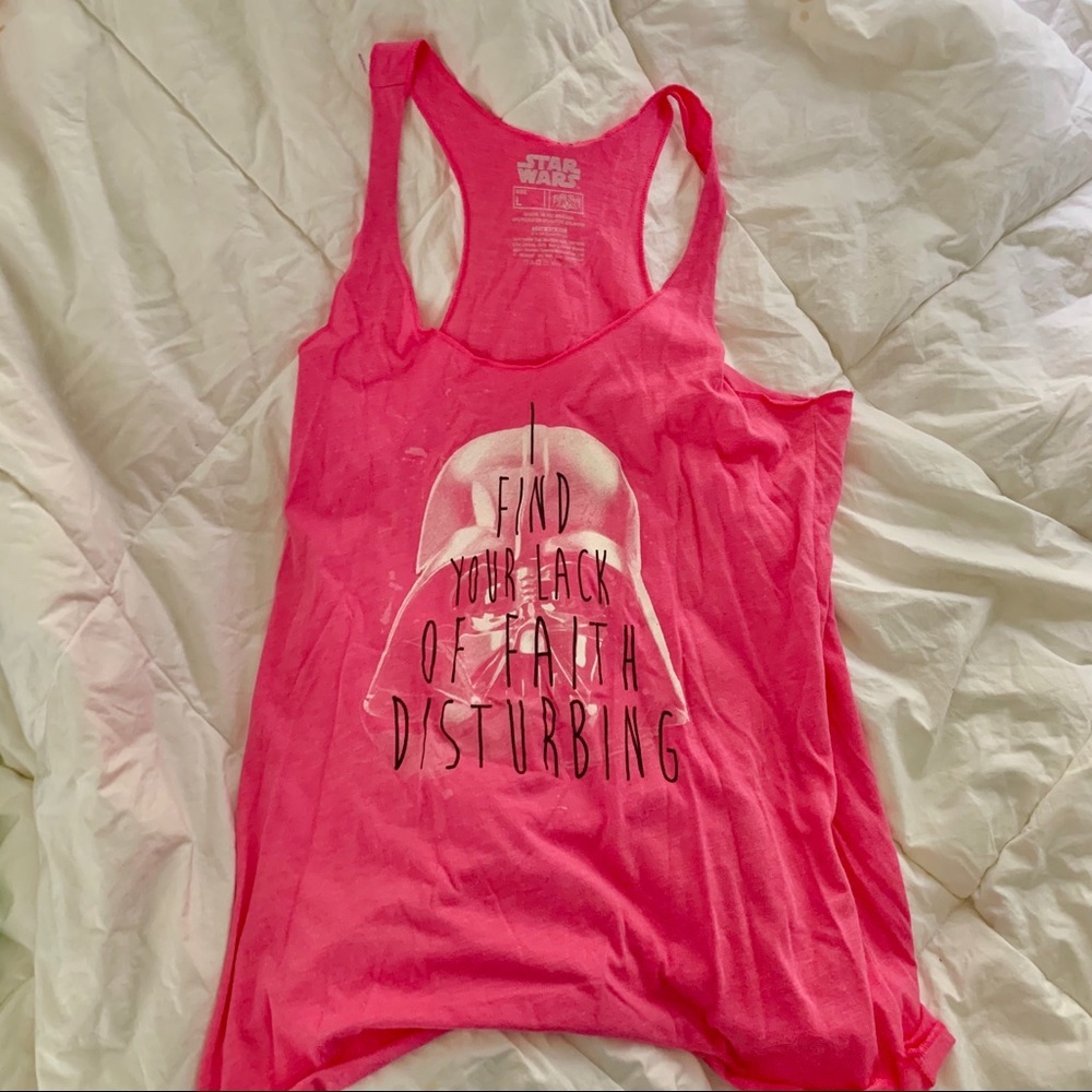 Darth Vader Disney Star Wars racerback tank top🌸